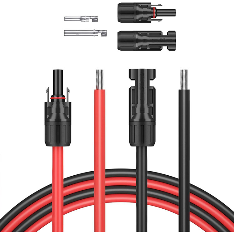 Cable solar de 5 peus 10AWG Connector d'un extrem nu