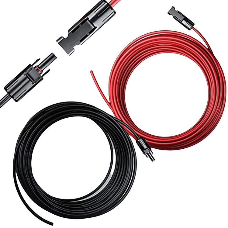 Cable de connector de 12 AWG de configuració solar fora de xarxa de vehicles automàtics